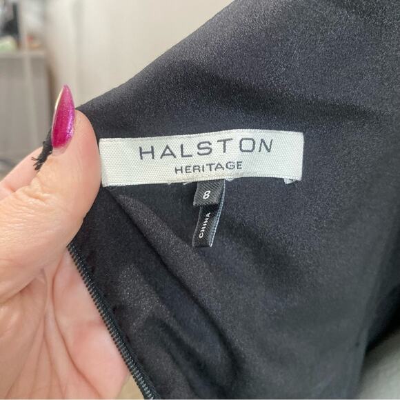 Haltson Hertiage Formal full Length Gown in Bronze Goddess SZ 8 - Picture 5 of 11